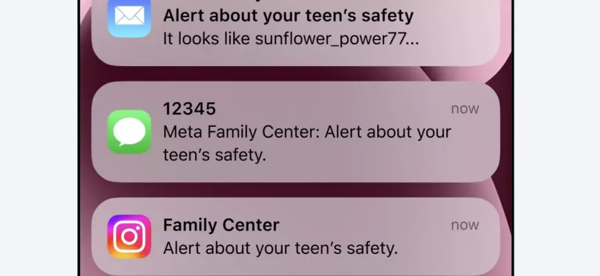 Instagram will trigger a notification to parents in case of worrying signs.